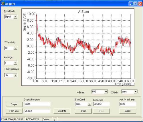 Software fuer Ultraschall-Pruefgeraete